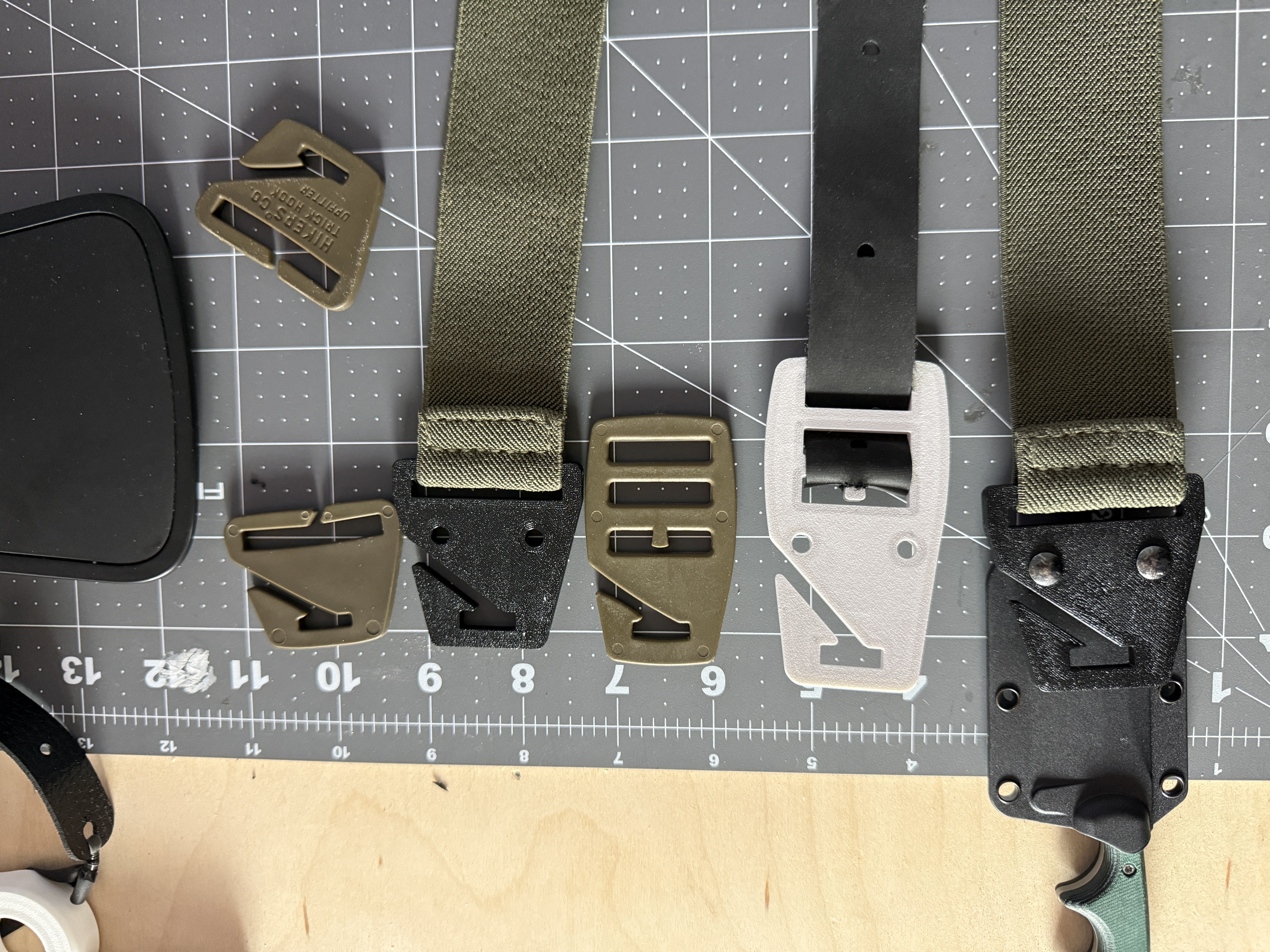Suspender Hooks (Uplifters) Kydex Holes