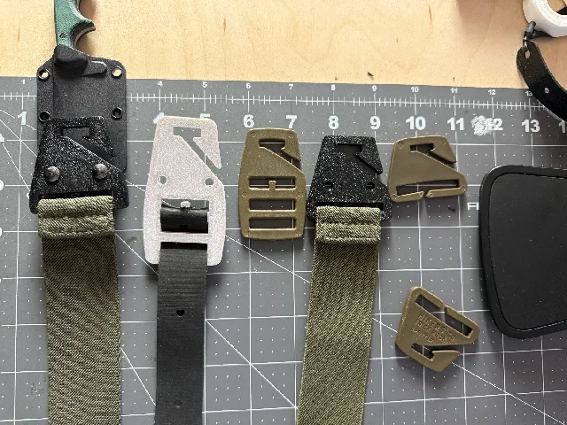 Suspender Hooks (Uplifters) Kydex Holes