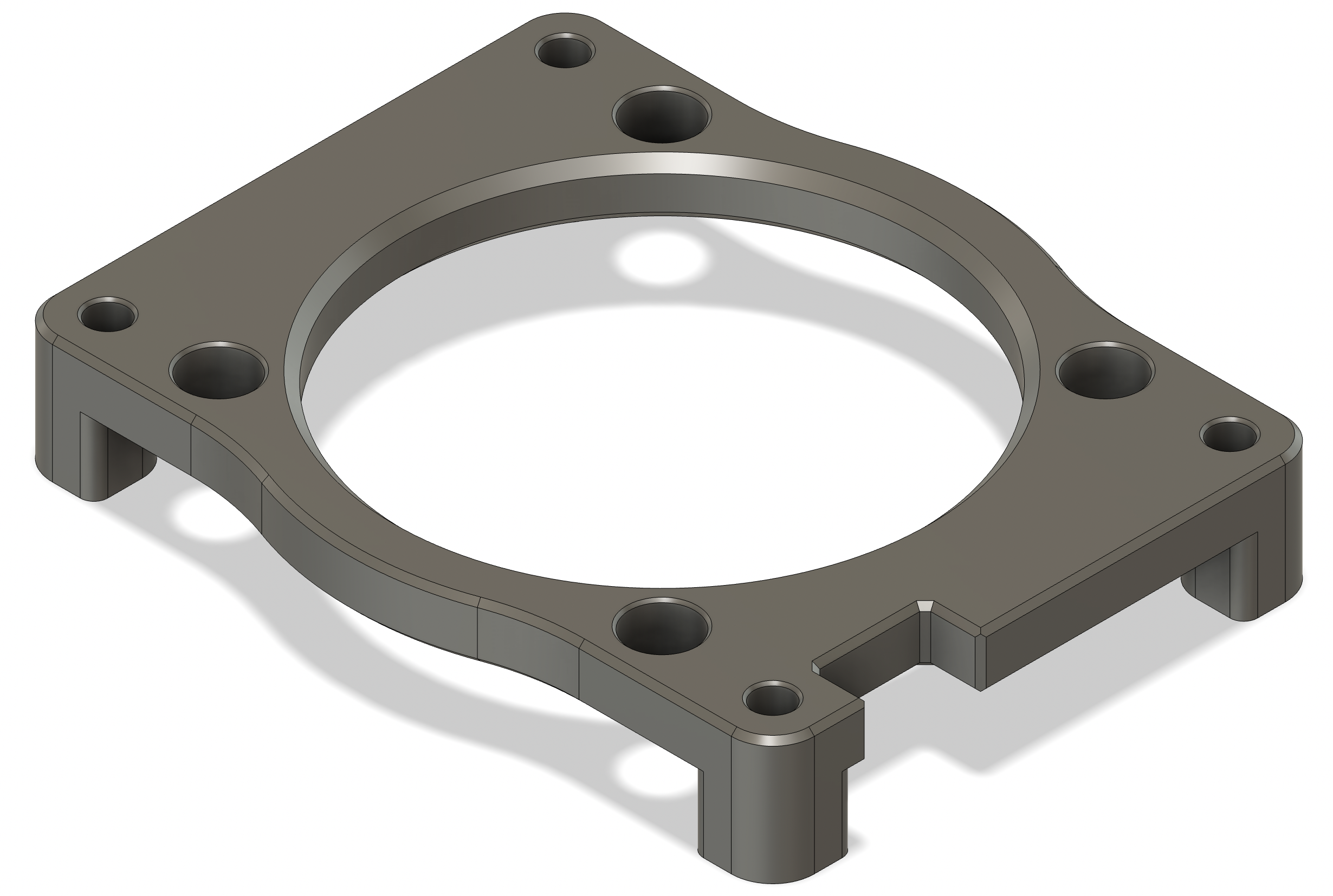 Raspberry fan mount
