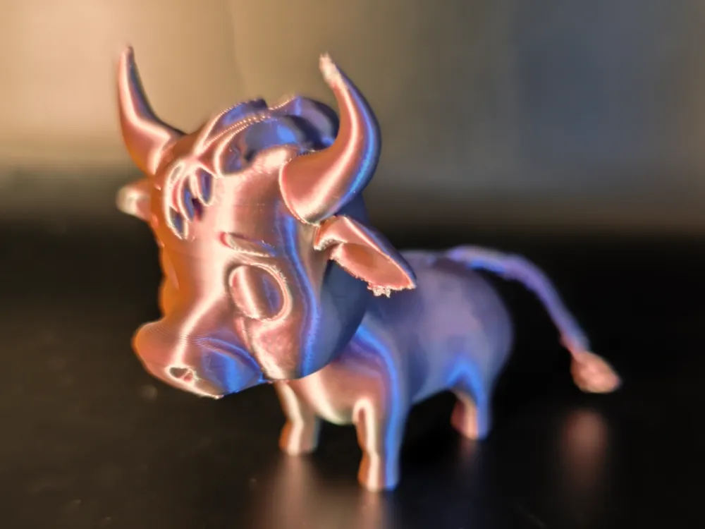 Cute Chibi Bull figure