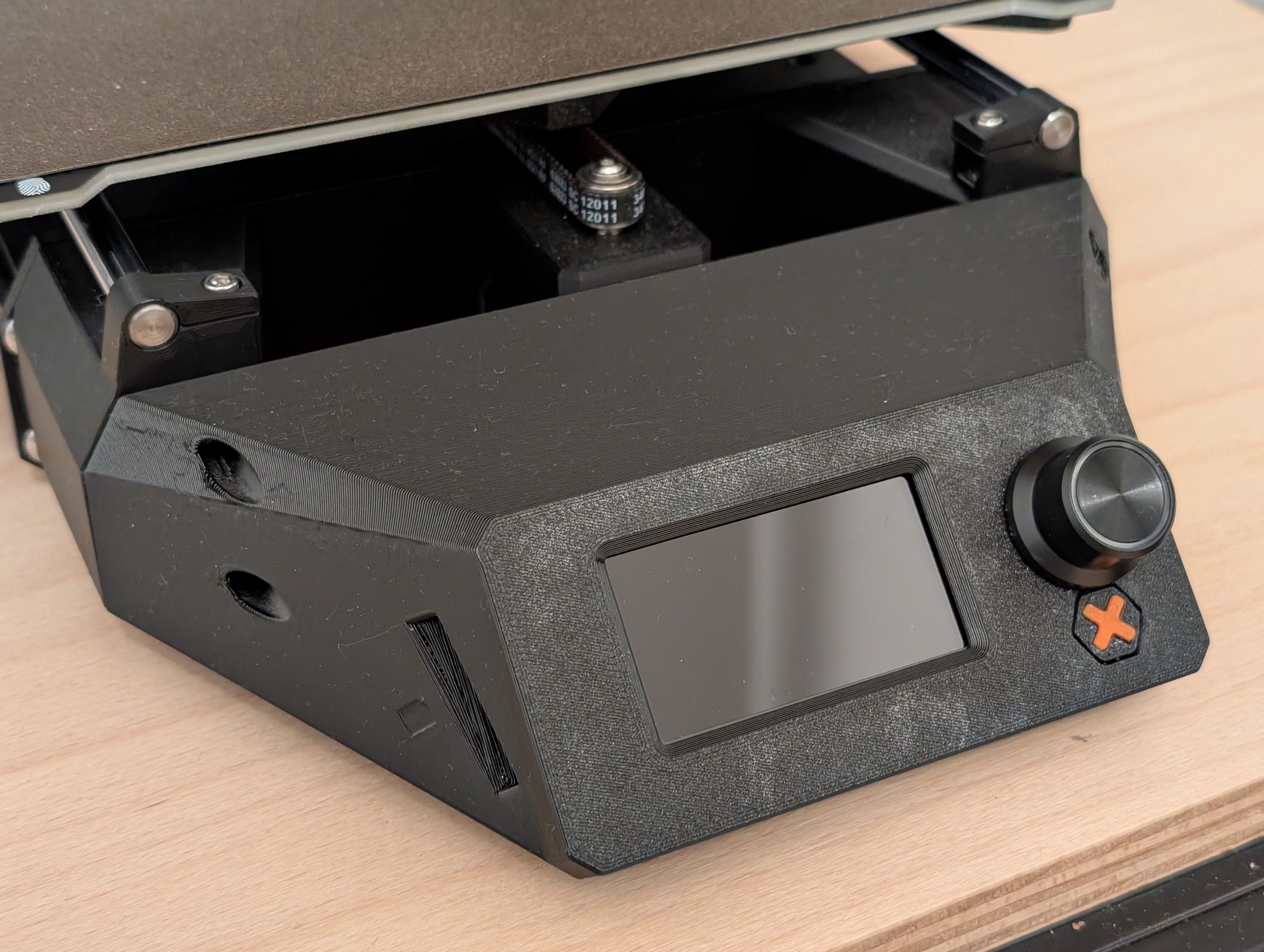 Prusawire BTT mini 12864 V2.0 display mount & front