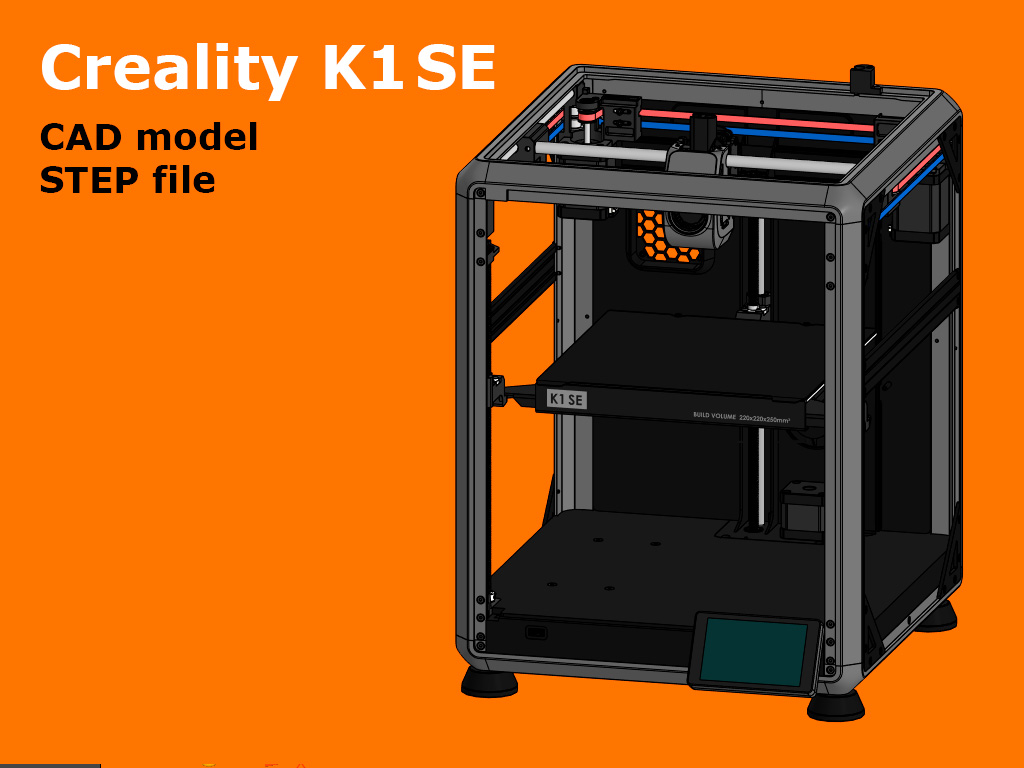 Creality K1 SE (CAD model)