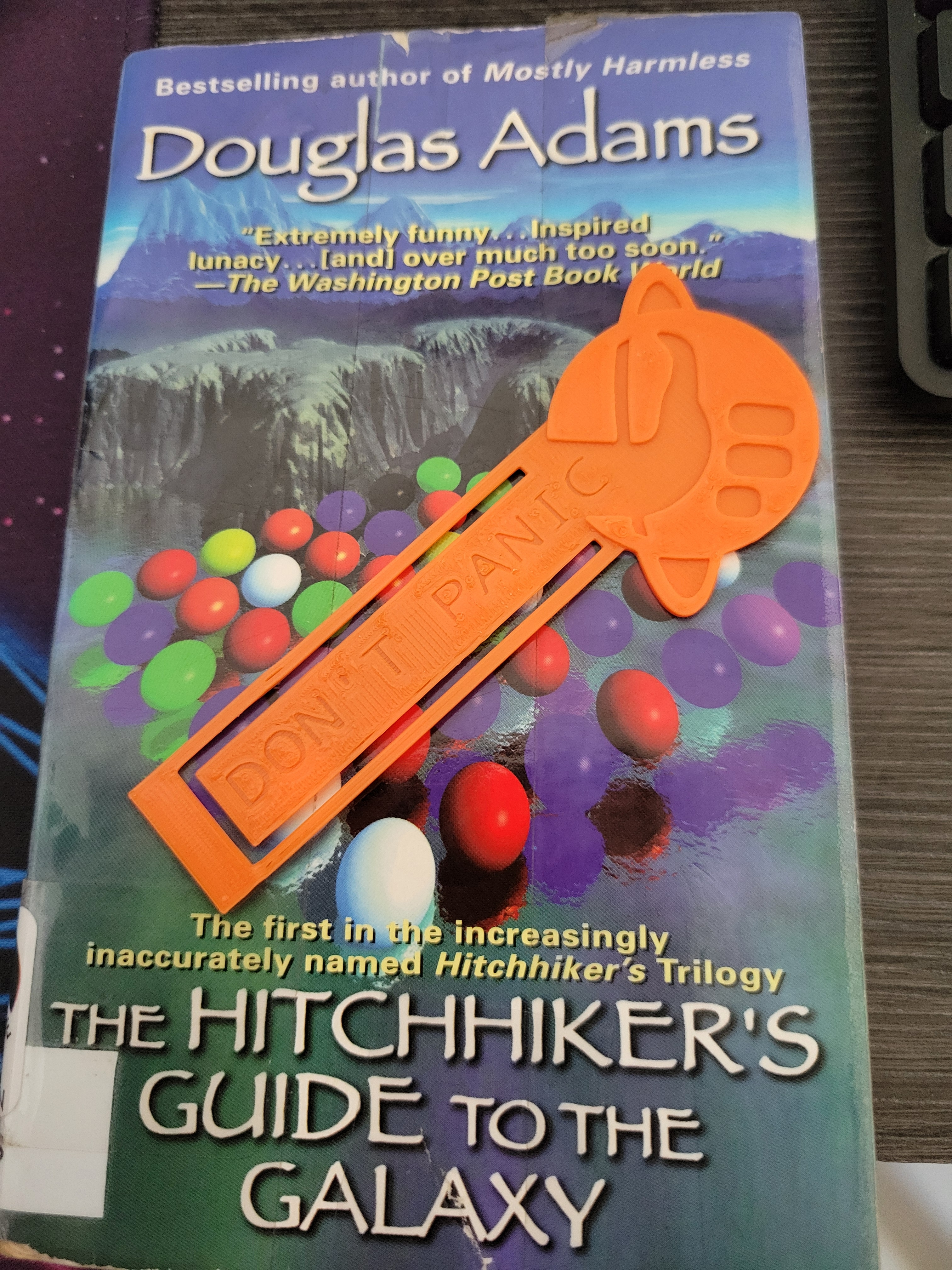 Hitchhiker's guide Bookmark Don't Panic