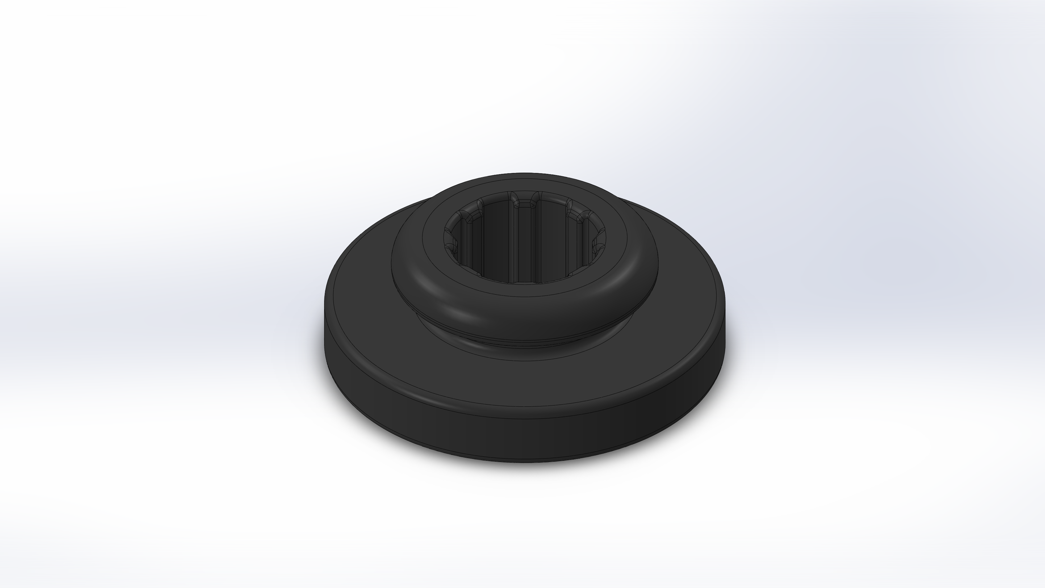 Continental 100 Typewriter Feet 3D model