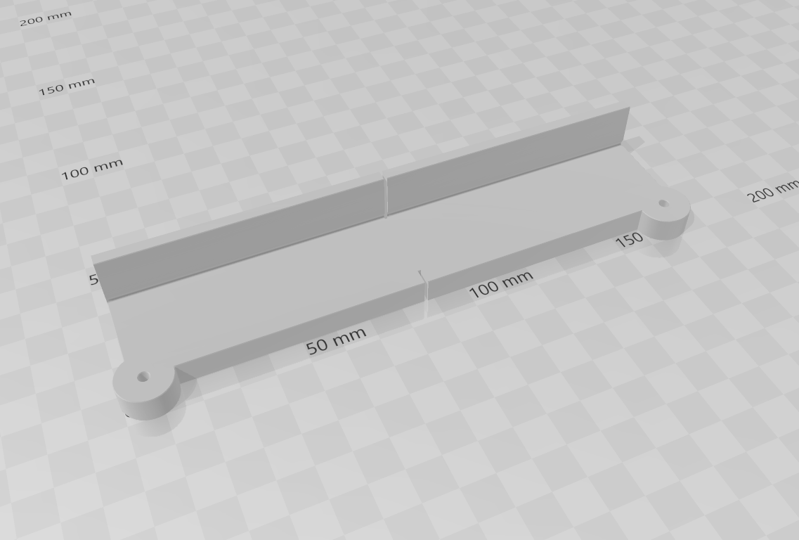 Ikea Bodbyn drilling template - 160mm