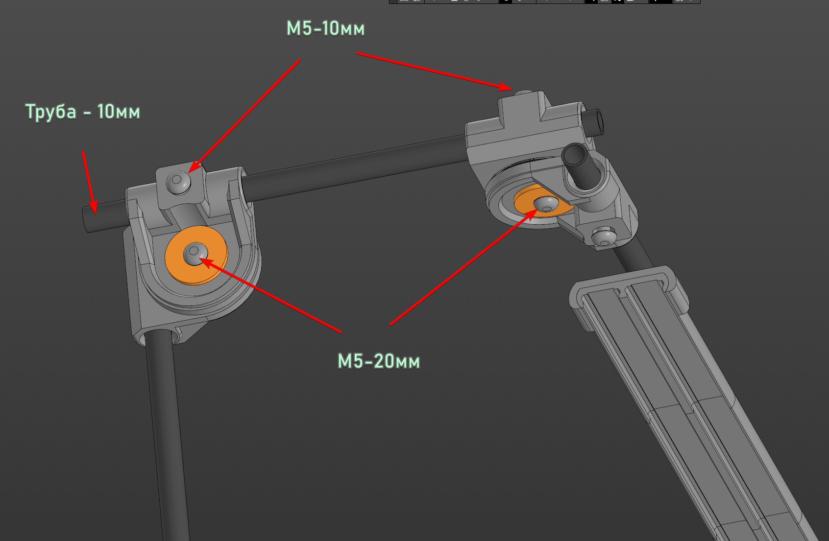 Вesk bracket ( Клмпас 3D / STL / STEP )