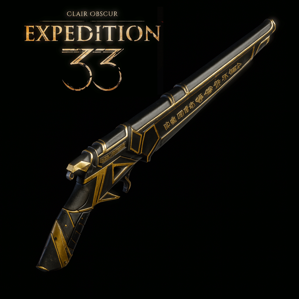 GUSTAVE PISTOL life size cosplay - CLAIR OBSCUR EXPEDITION 33 Fan Art