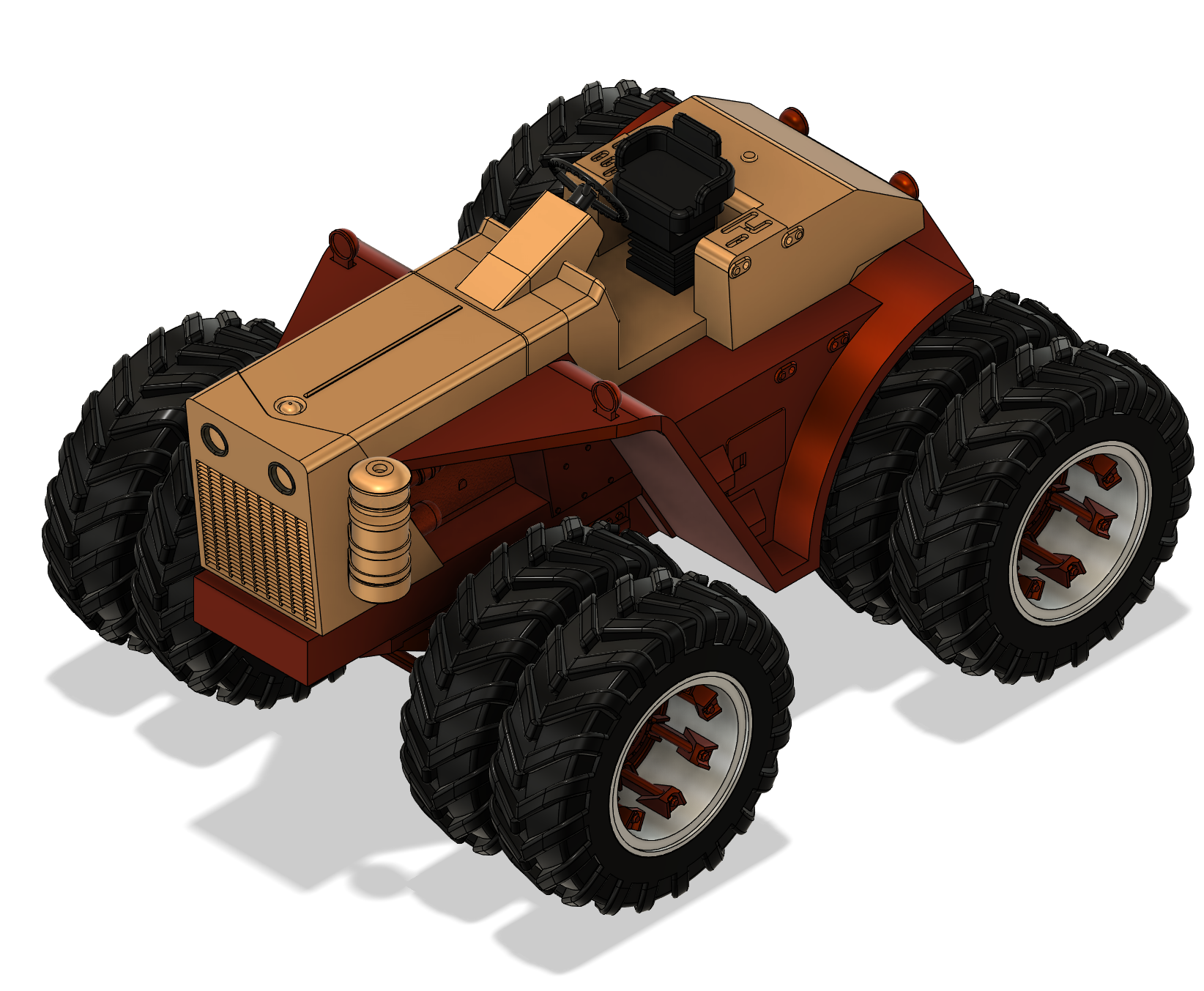 Case 1200 Open Station Tractor - 1:16th Scale