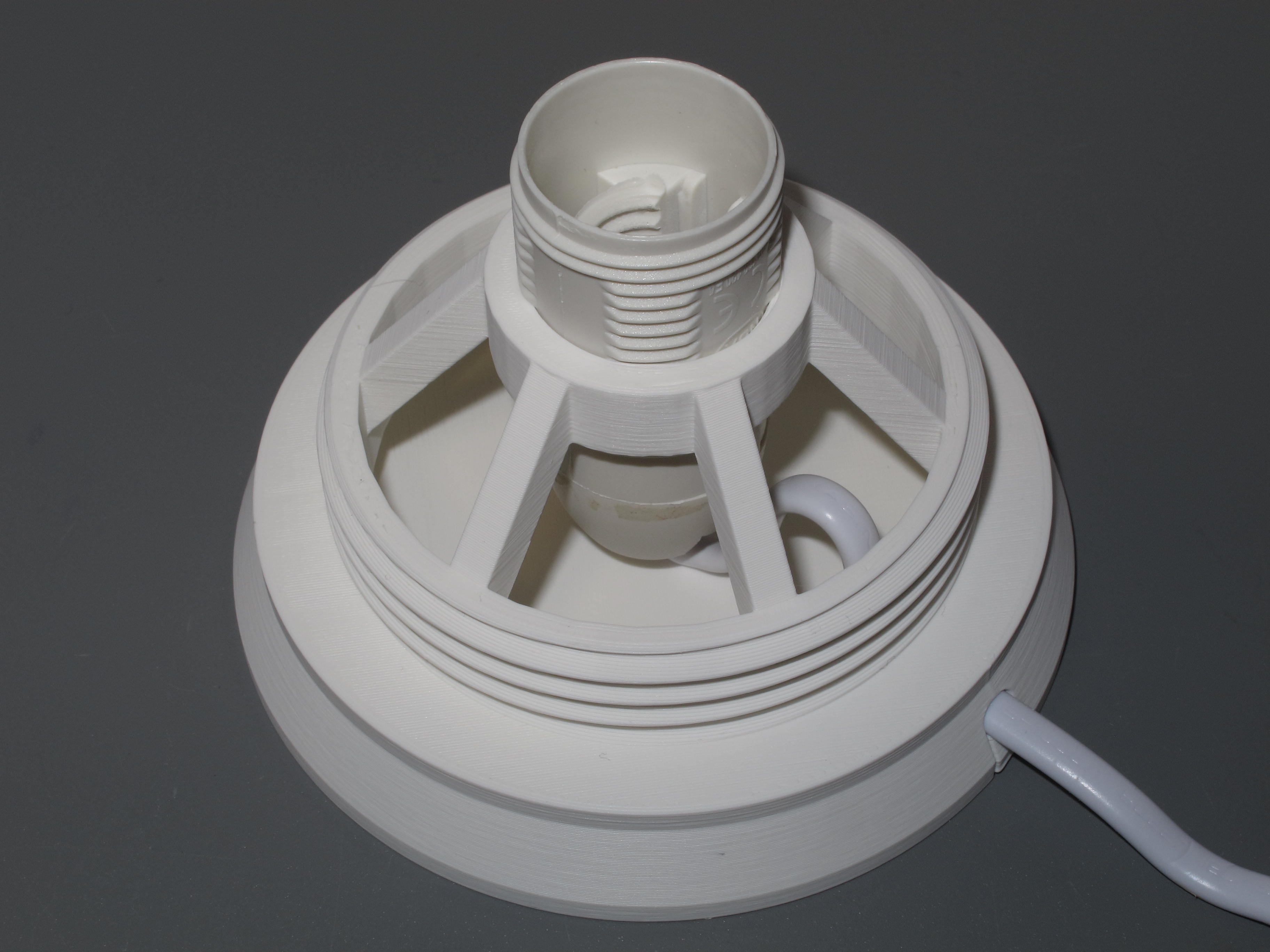 E14 Flange Socket Base for 205mm Solar System Planet Lithophanes