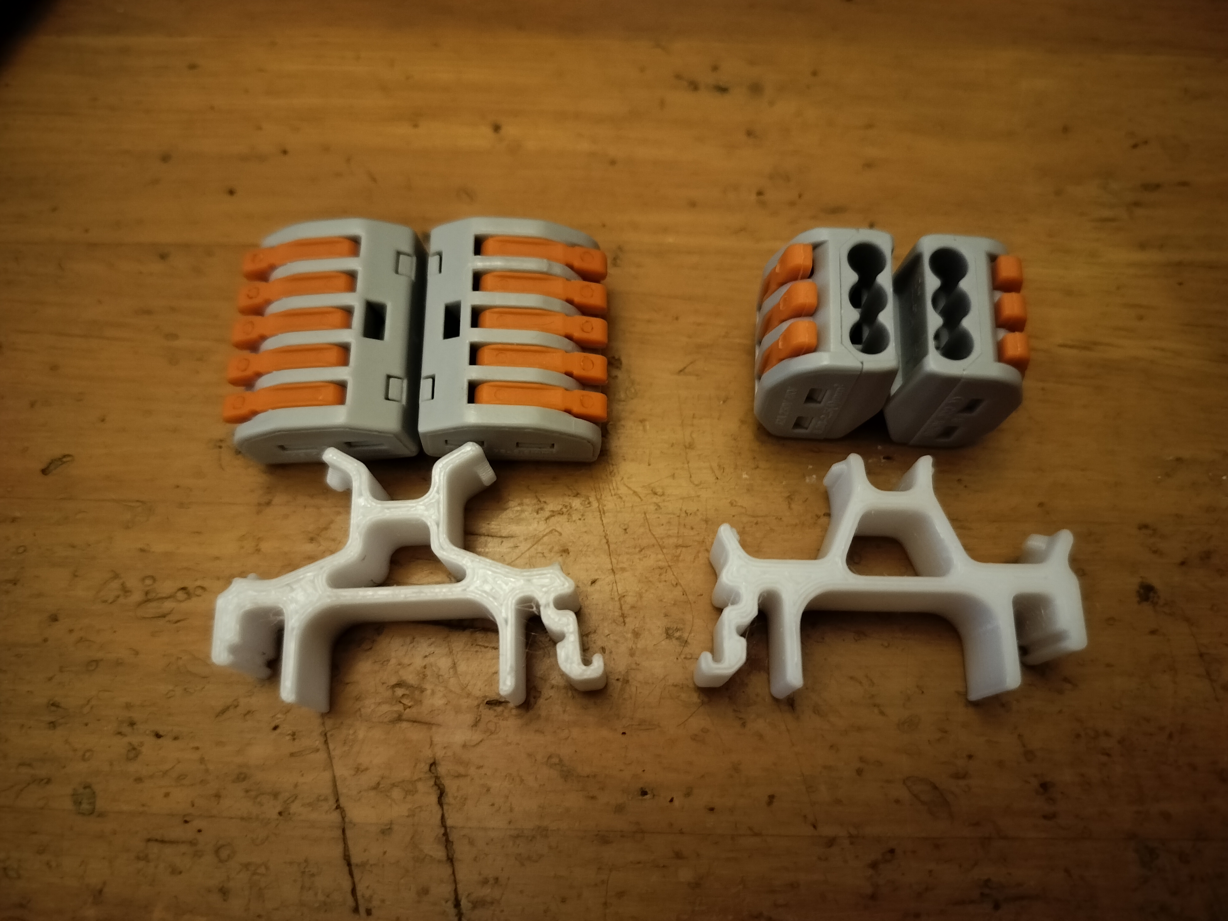 WAGO 222 Series DIN Rail Mount (Space Invaders Edition!)