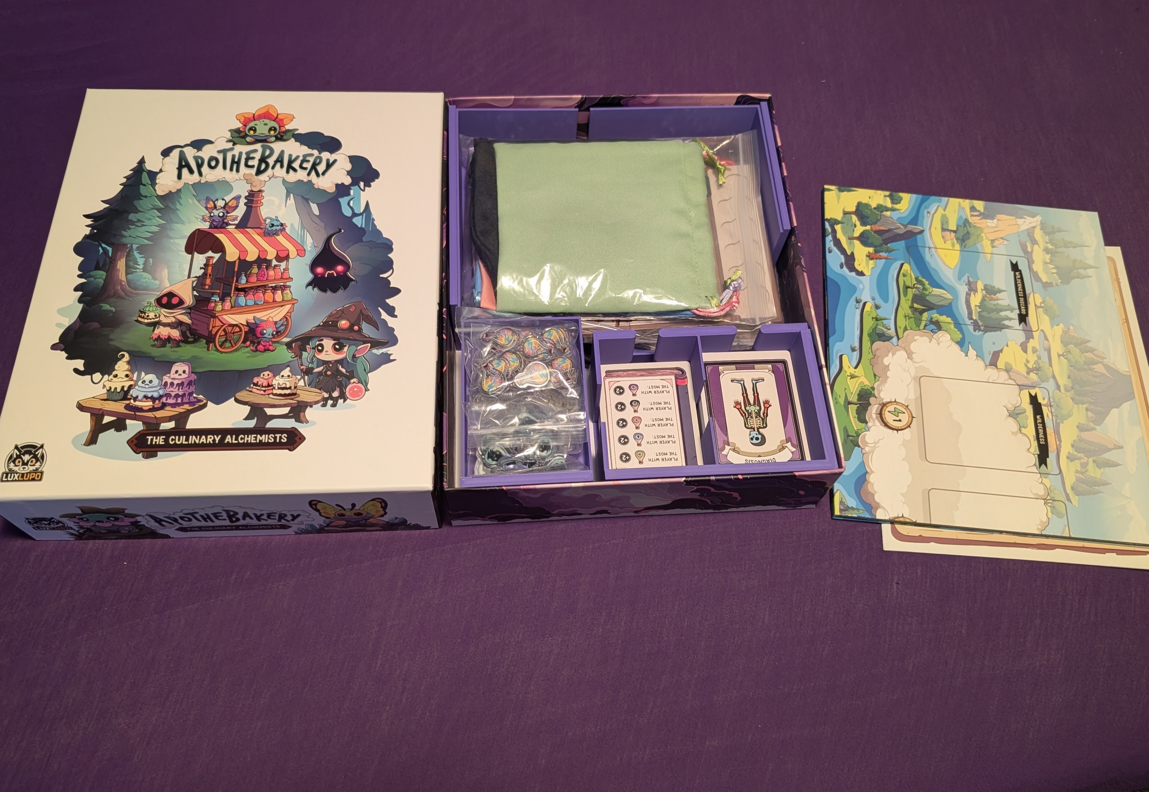 Apothebakery Board Game Insert