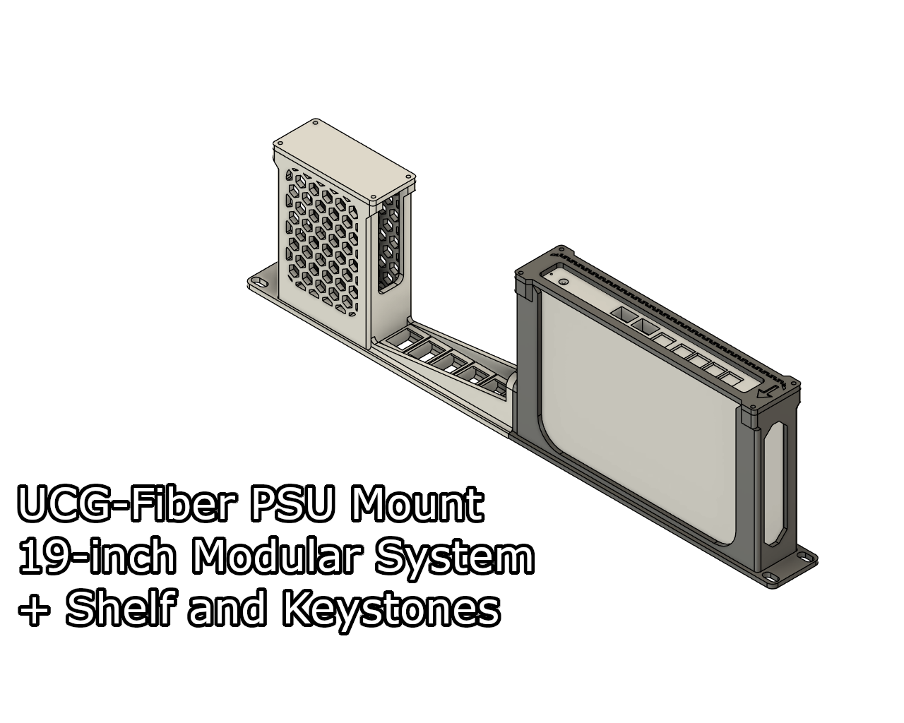 UCG-Fiber PSU 19-inch Modular Rack Mount