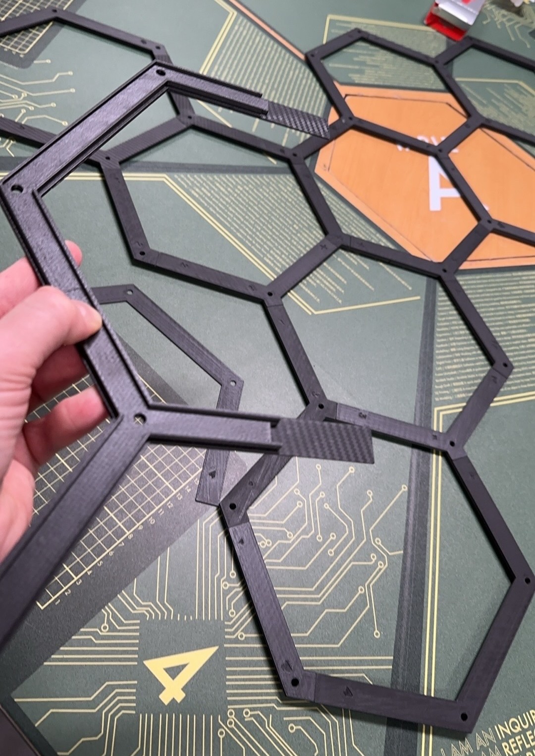 Miniatura 9 do modelo 3D Hexagon LED Light (Large)