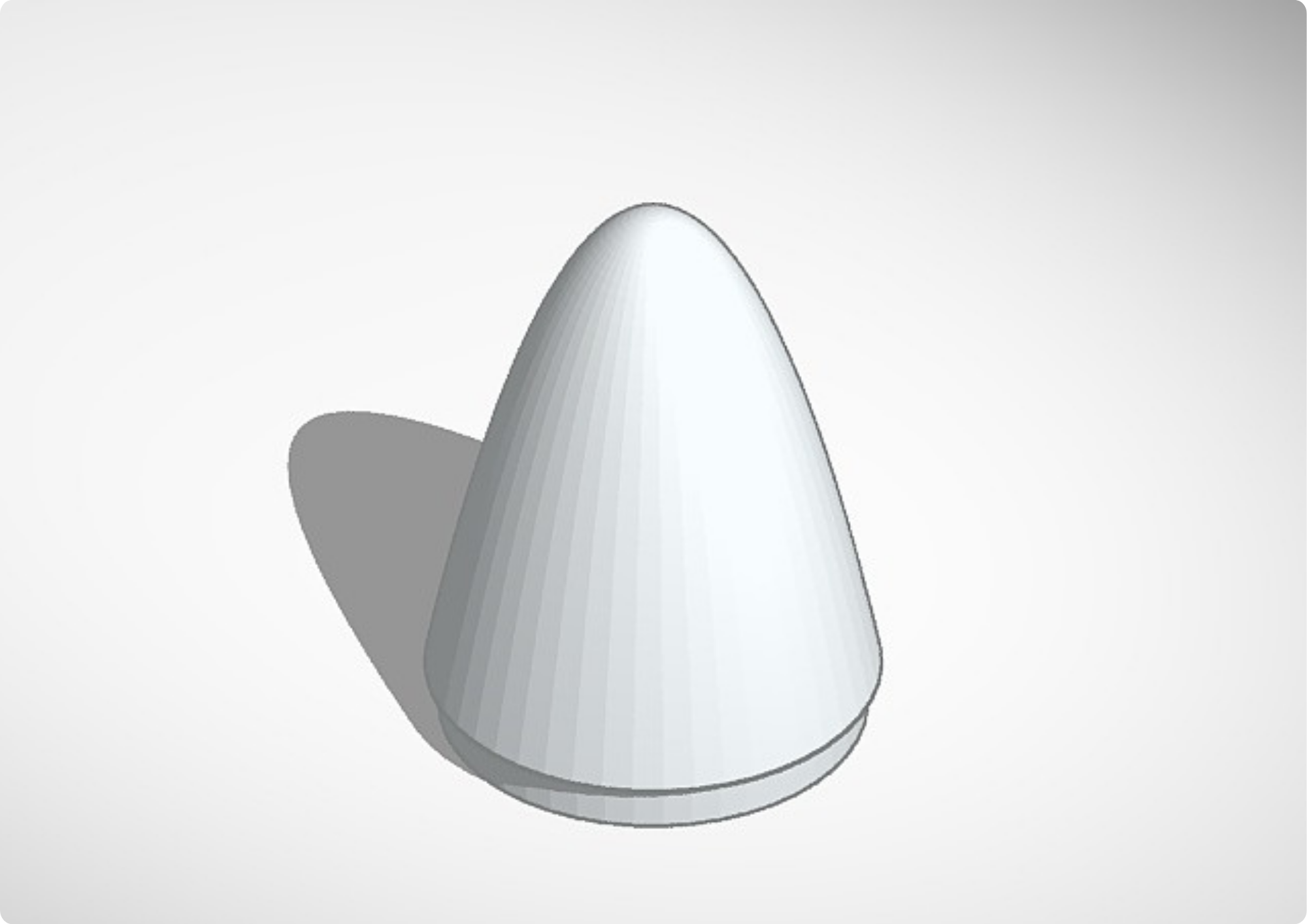 18mm rocket nose cone