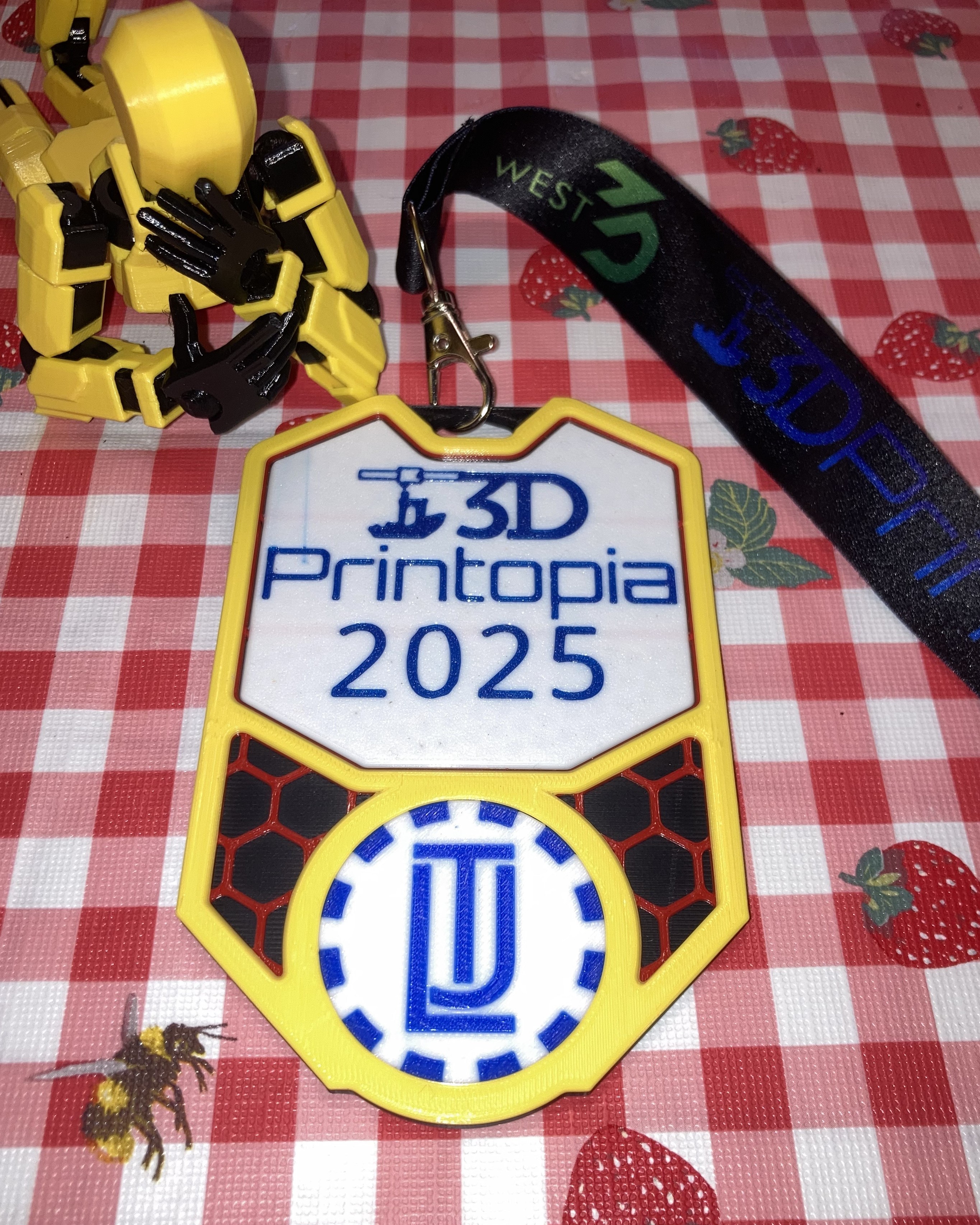 3D Printopia 2025 Badge - Voron Design