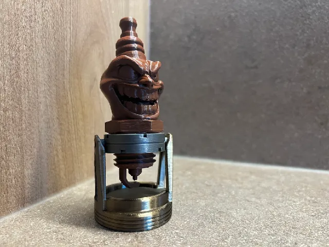 Angry spark plug
