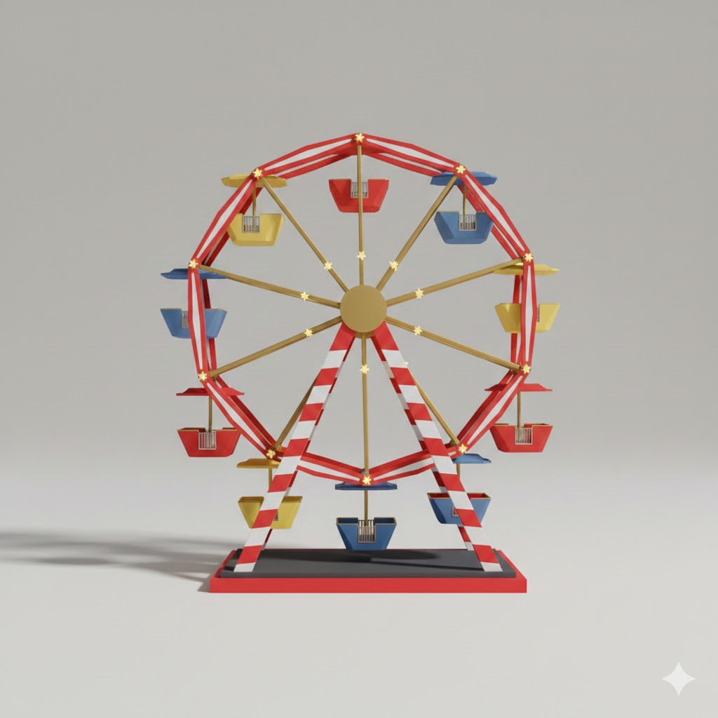 Low Poly Ferris Wheel