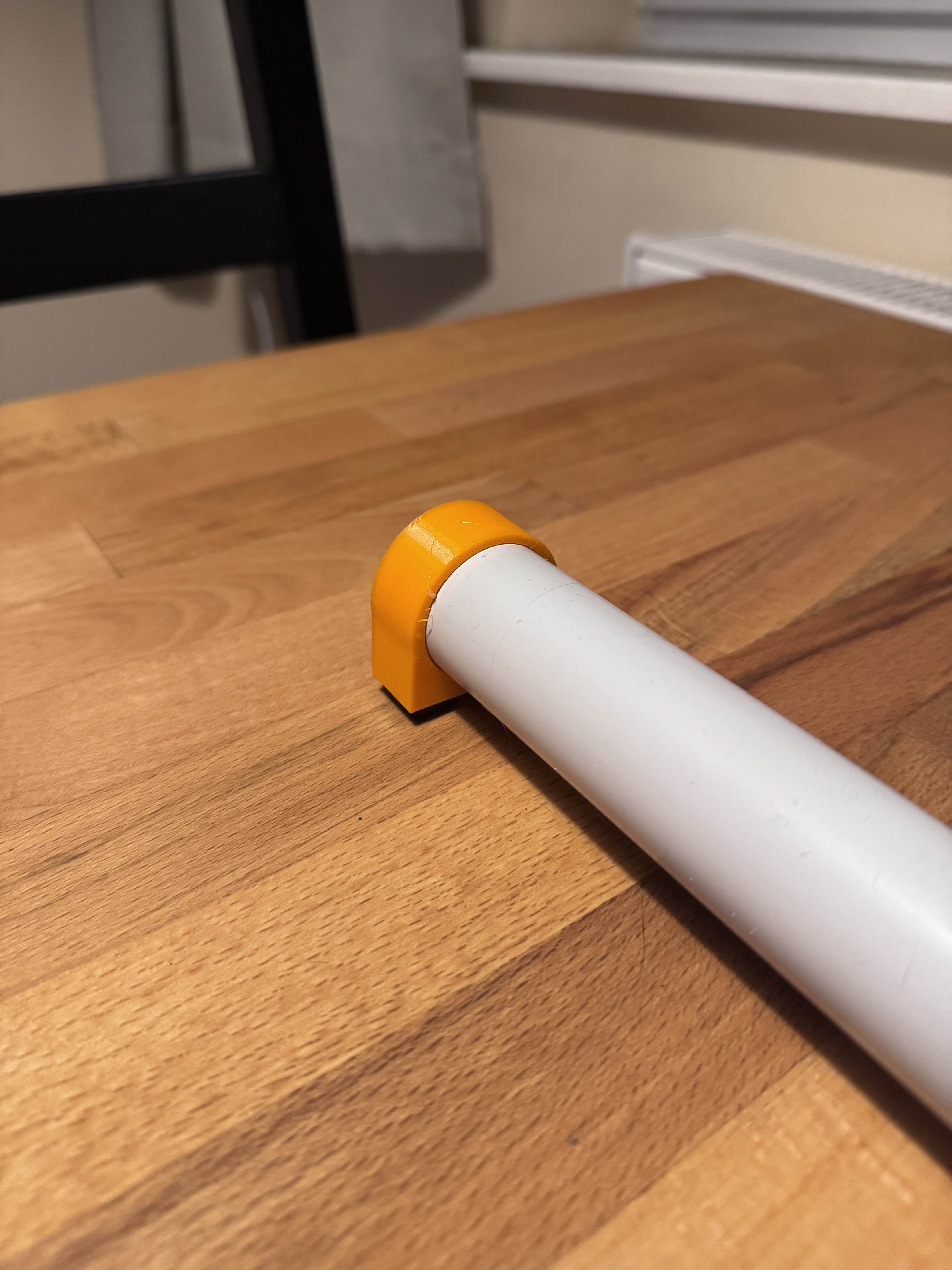 32mm PVC Pipe Endcap with flatbase