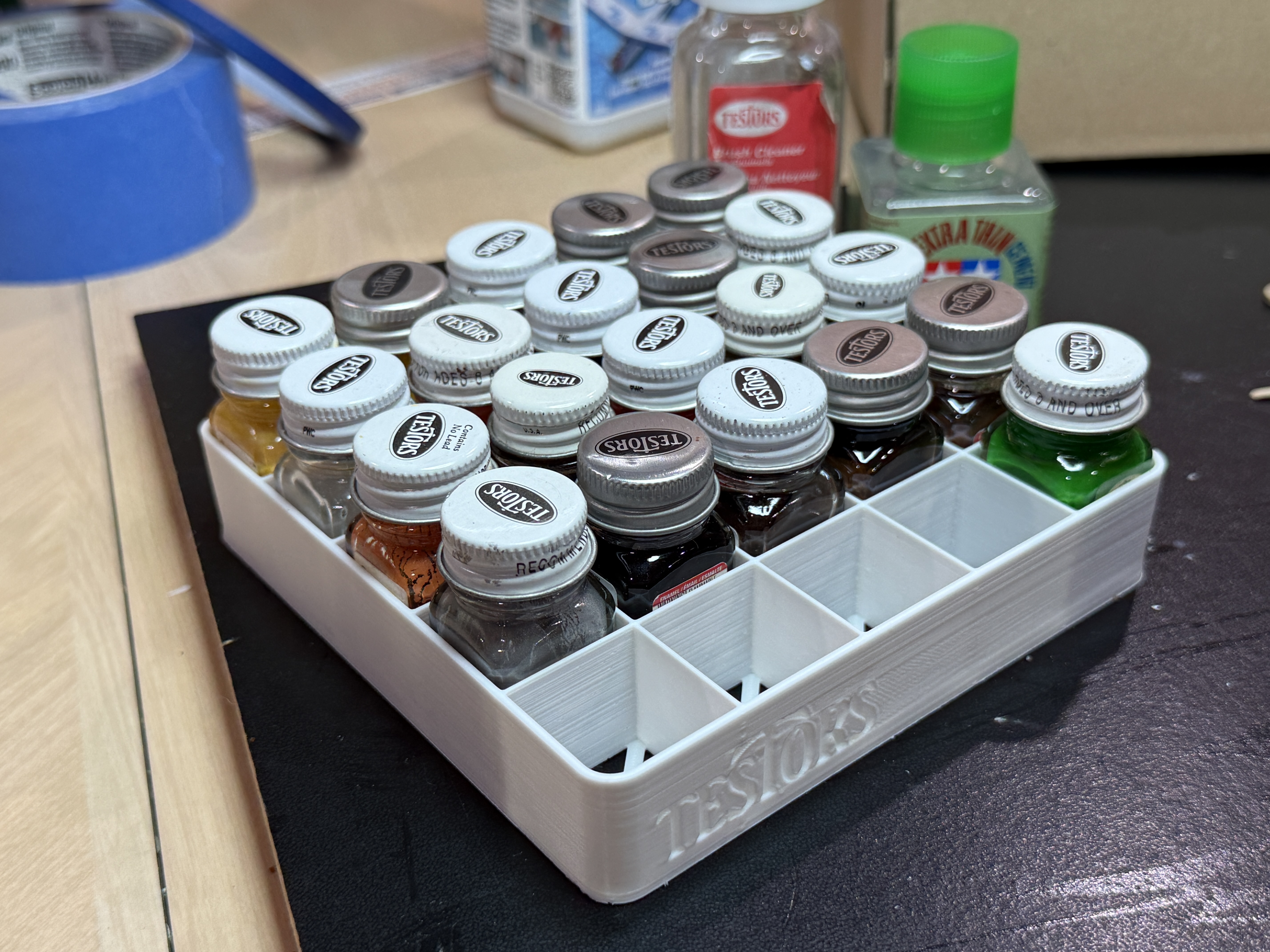 Testors Model Paint Tray (FAST print)