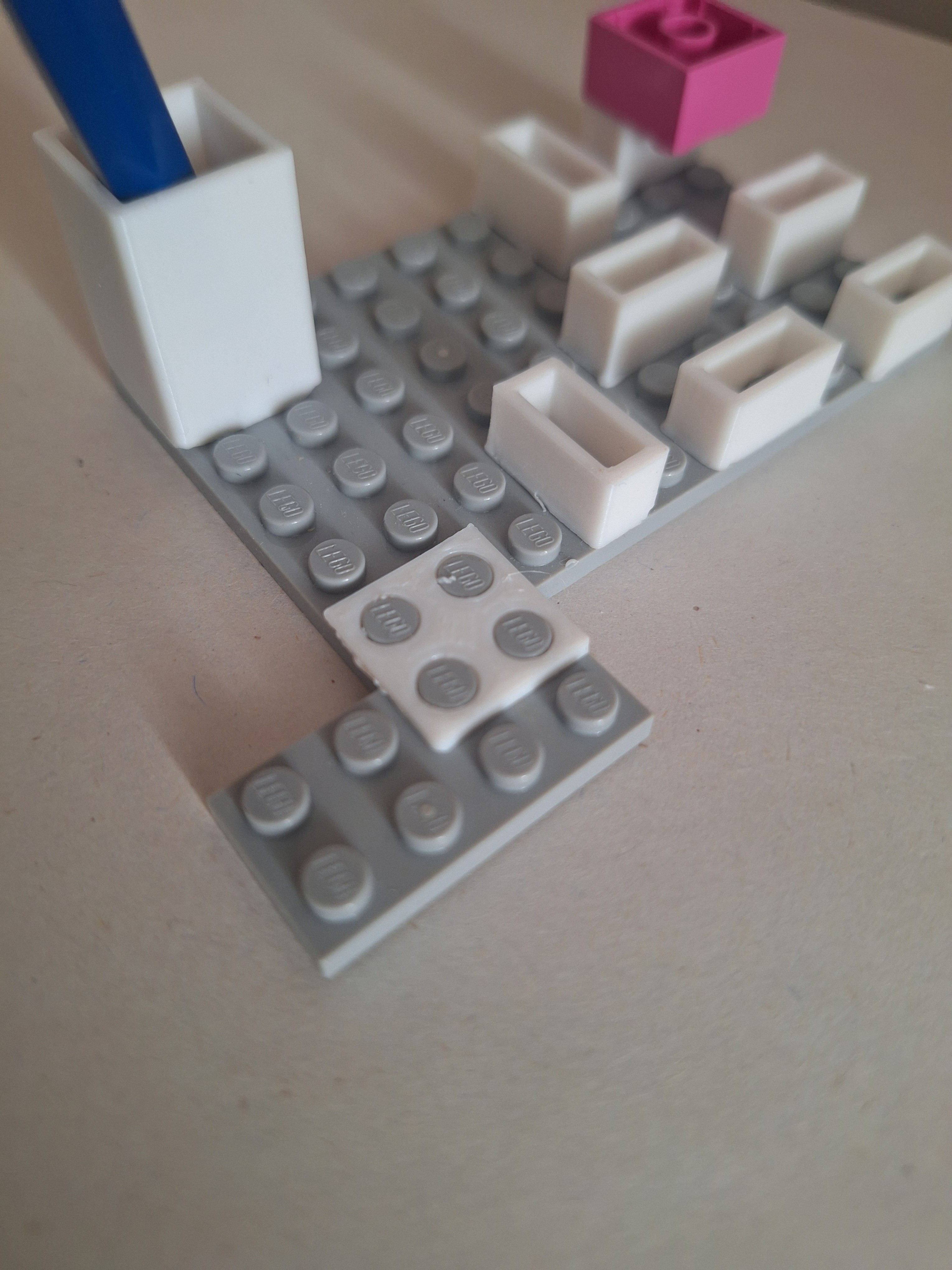 LEGO parts connector, plane converter