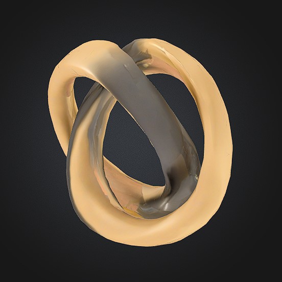 Eternity Knot – Symbolic Sculpture of Love/ Futuristic sculpture