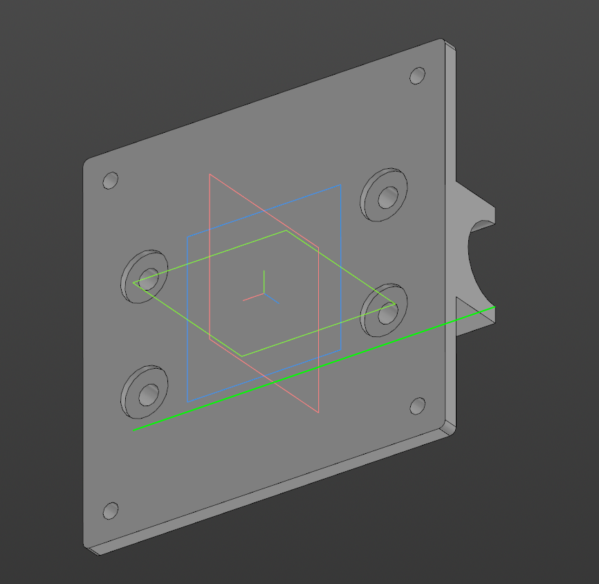 Monitor mount for a 25‑mm pipe VESA 100X100