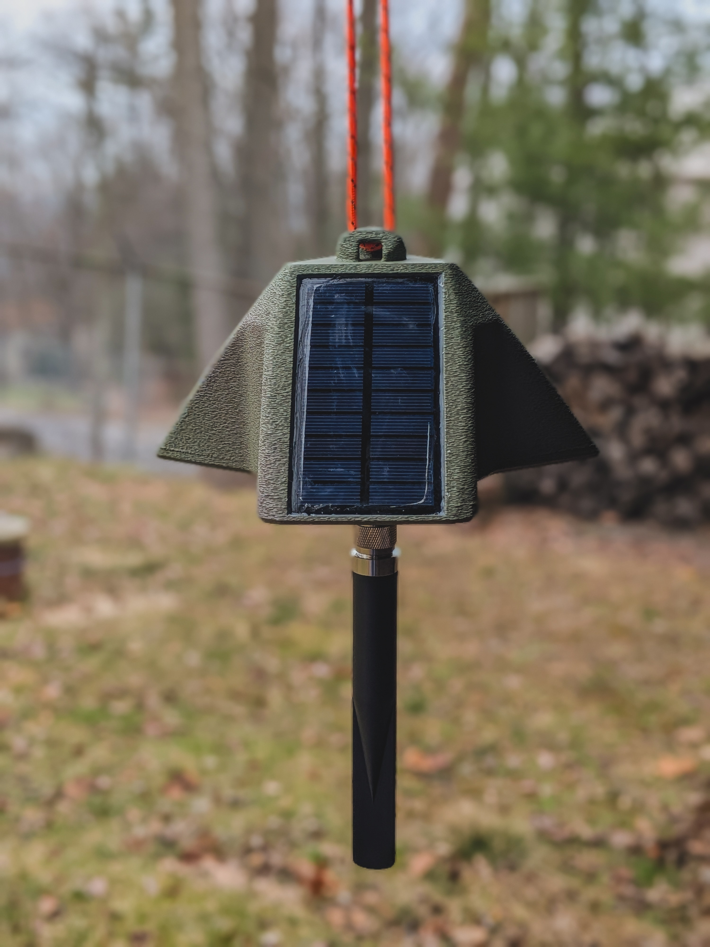 Hanging Solar Node - for use with Meshtastic and Meshcore LoRa Devices