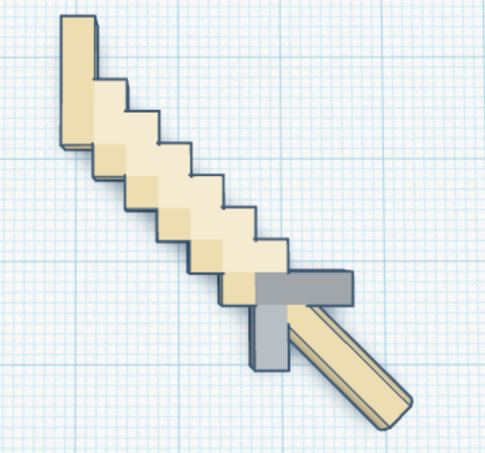 Miniatura 9 do modelo 3D Dummy 13 custom minecraft weapons