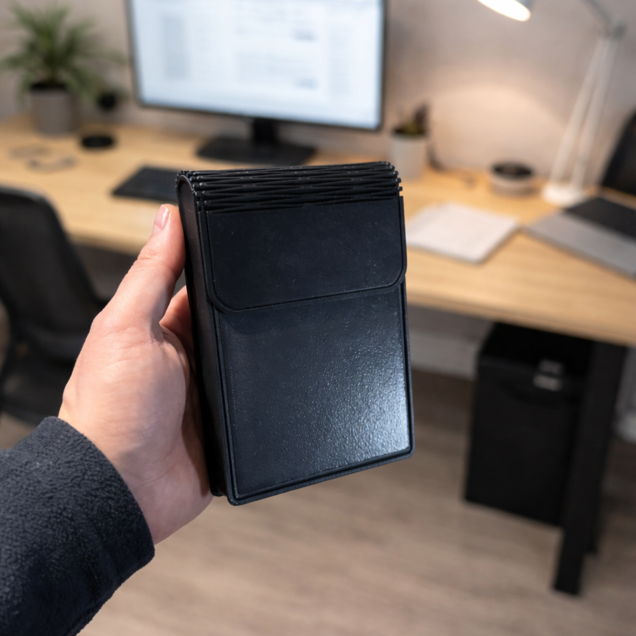 CASE WITH INLETS (PRINT IN PLACE) / PENCIL CASE / NO SUPPORTS / FLEXI / ORGANIZER / HOMEDECOR / DESK — thumbnail 2