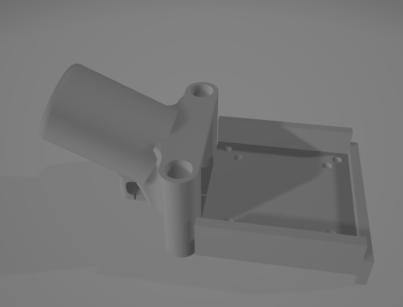 Caddx Vista Mount w/ FlyfishRC stubby and ELRS antenna holder