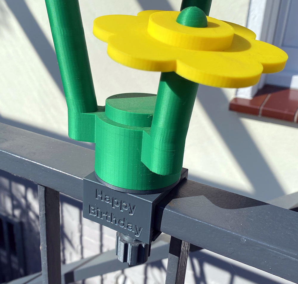 LEGO Flower Clamp Mount No. 2 (Zwinge für Lego Blume Nr. 2)