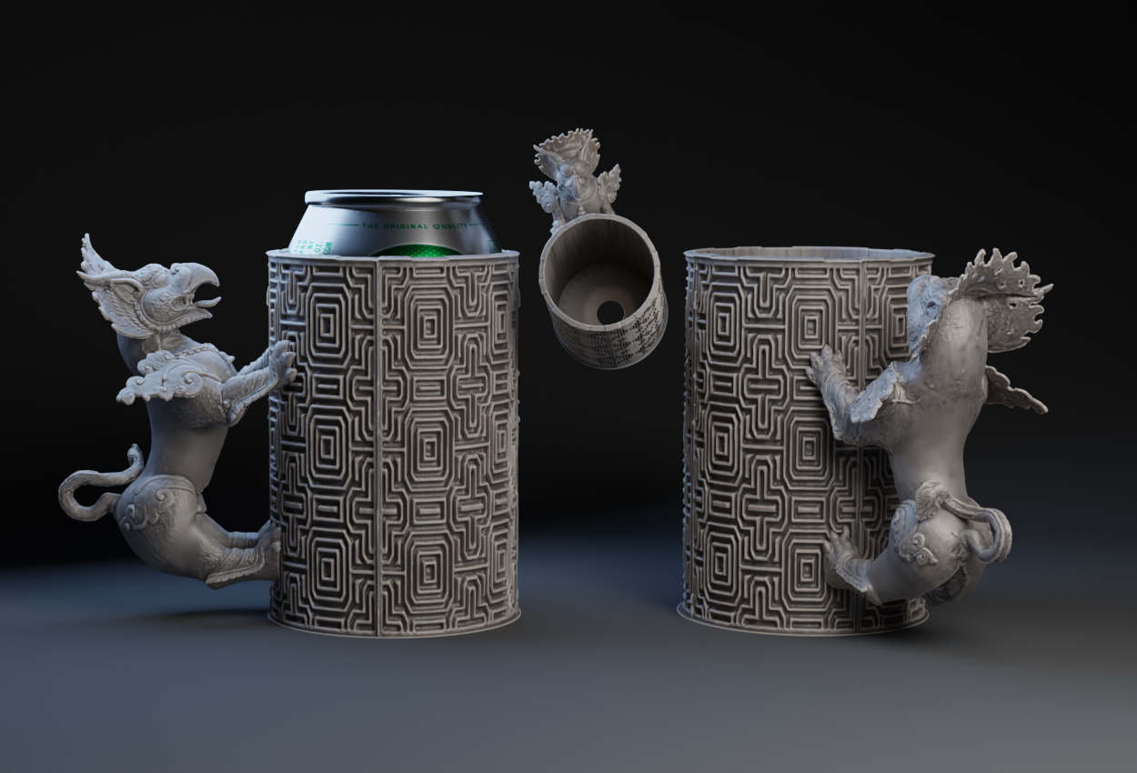 Nepalese Koozie with Griffen Handle