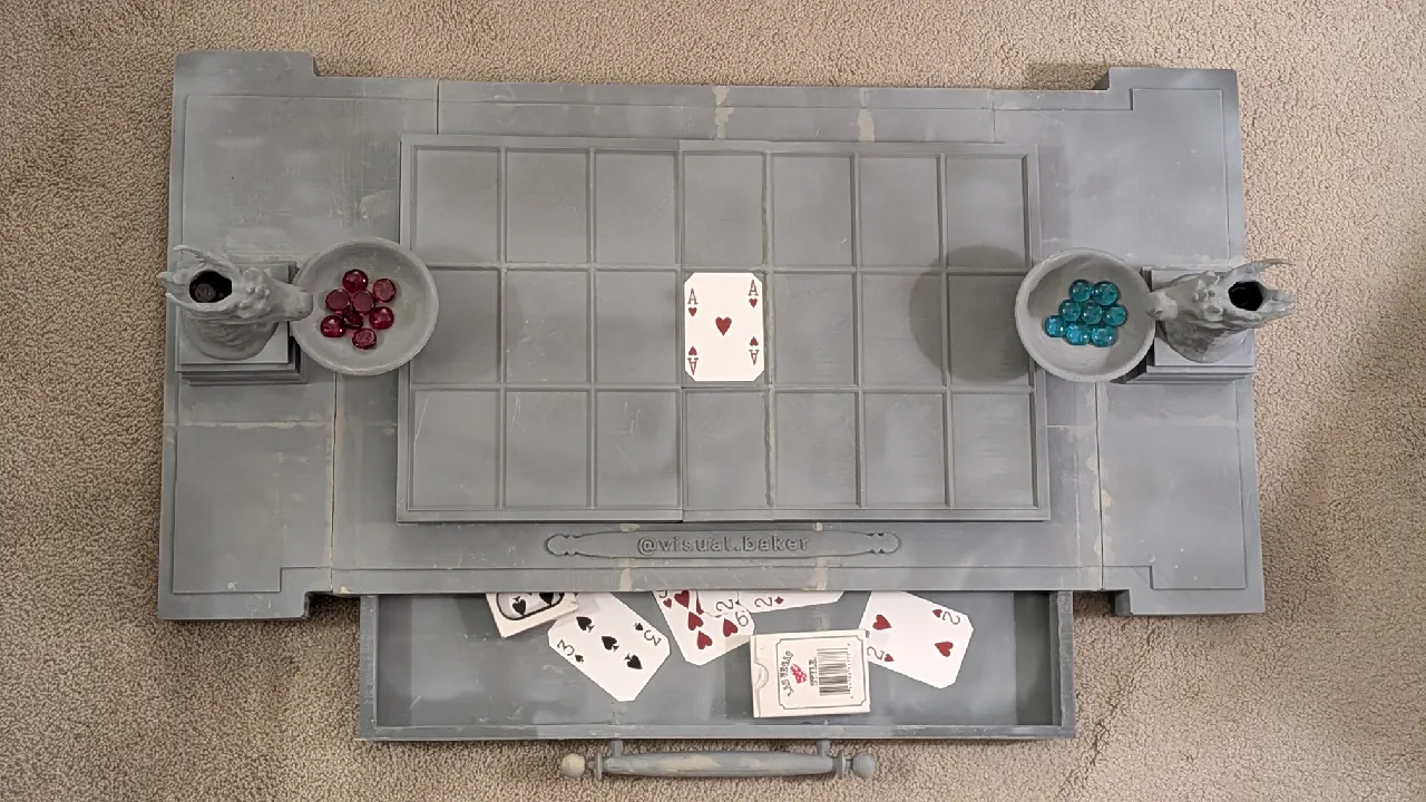 3D STL File Set - Queens Blood Game Board TCG Card Playing Drawer Inspired  by FF7 Remake Full-Size - 2 Versions by visualbaker | Download STL model |  Printables.com