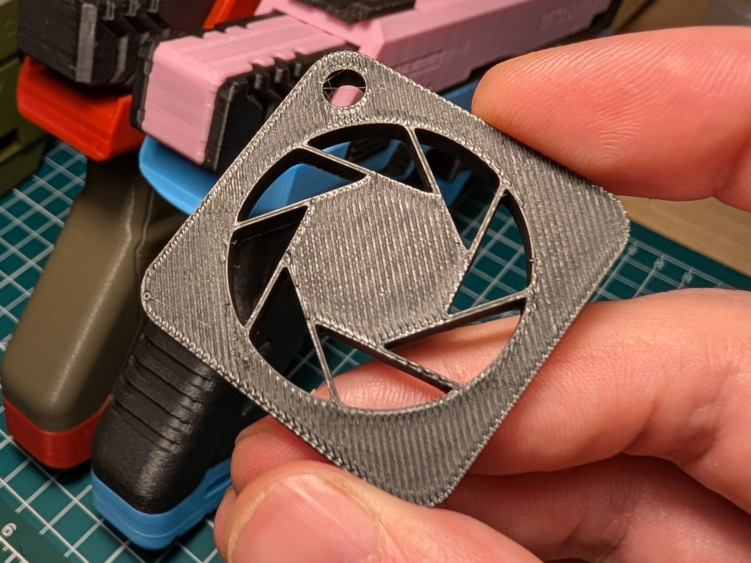 Aperture Science Portal Keychain