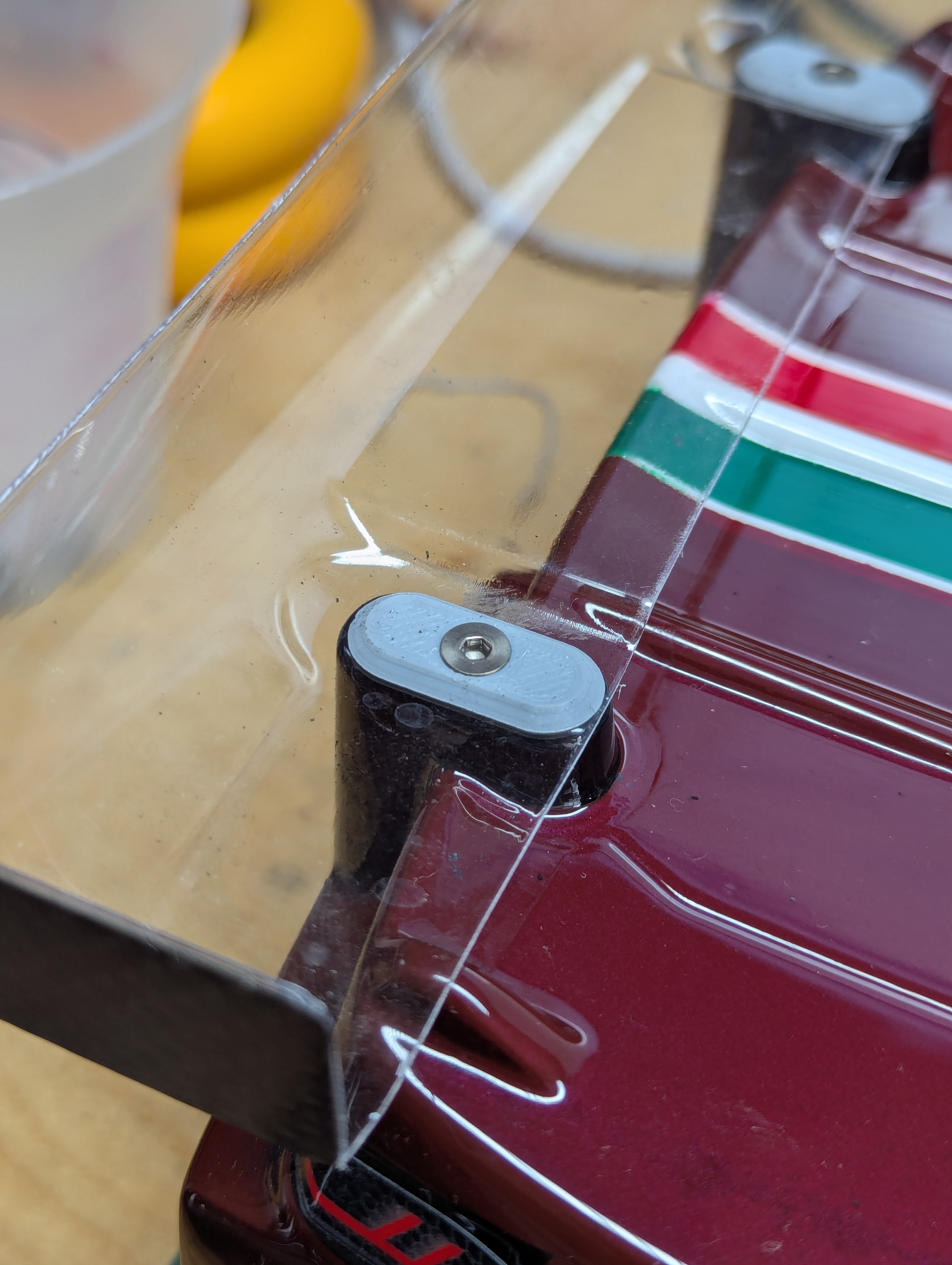 Bruno's Wall Preventer — Spoiler Backing Plate for 1/10 Touring Car