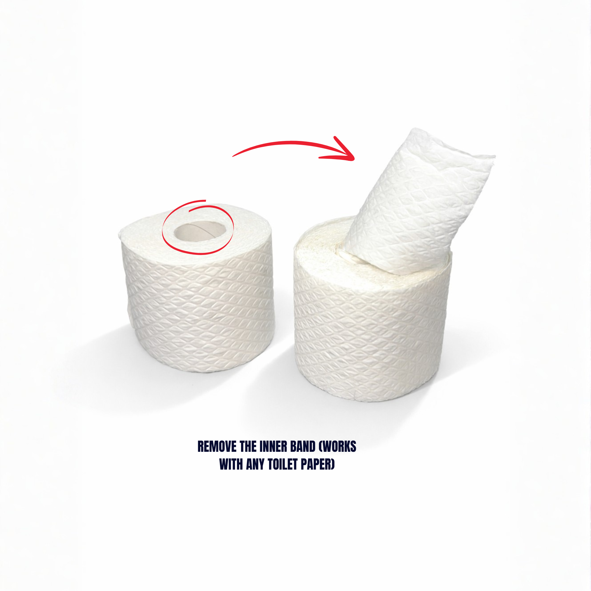 TISSUE BOX - TAMI / MODERN HOMEDECOR / WITH TOILET PAPER ROLLS / EASY ASSEMBLY — miniatura 7