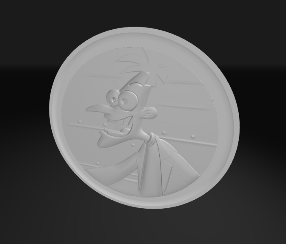 Agent P vs. Doofenshmirtz coin
