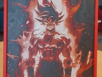 Frame for Goku portrait - Hueforge