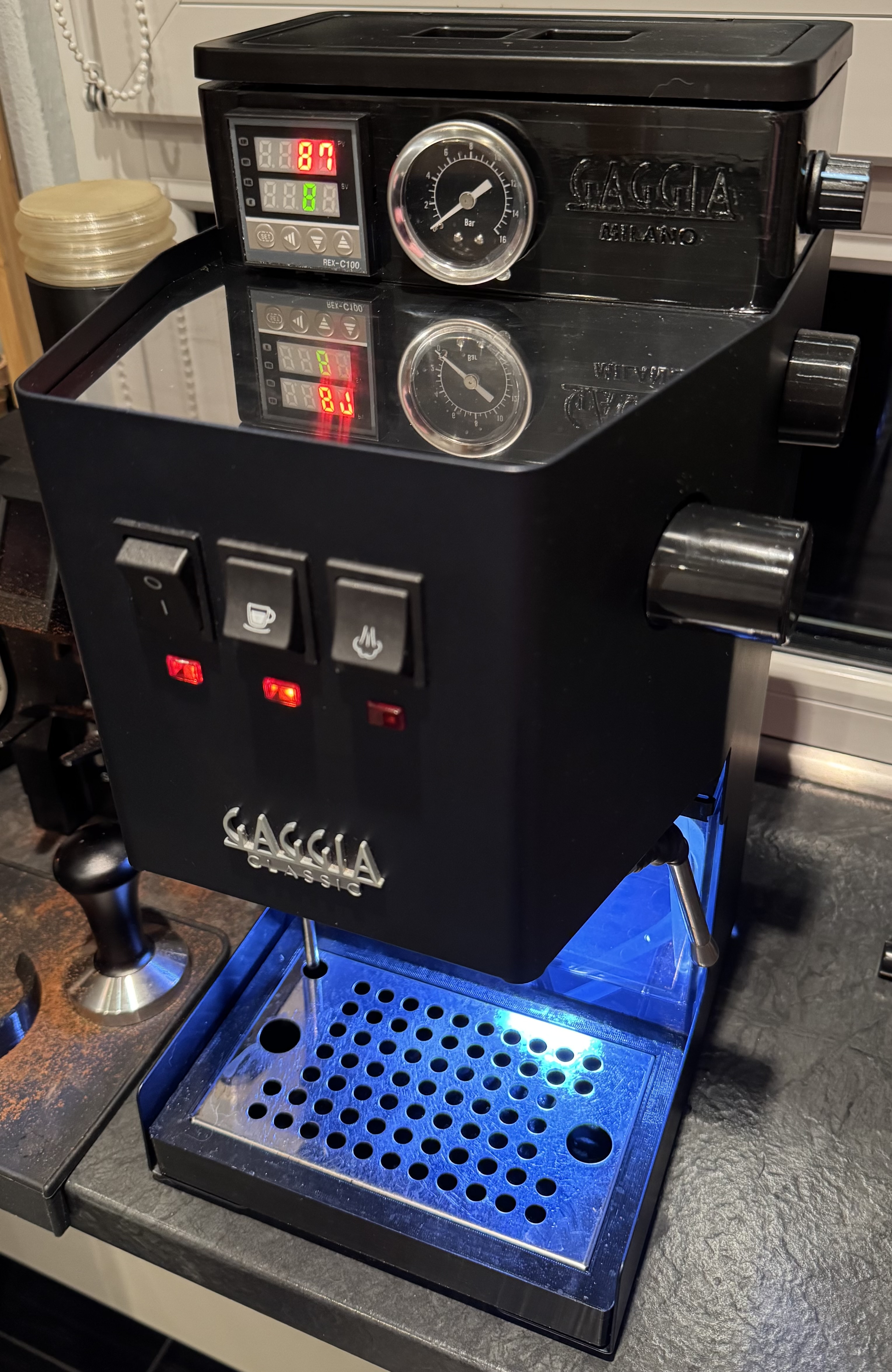 Gaggia Top Box (for PID, dimmer, etc.) - supportless remix v2