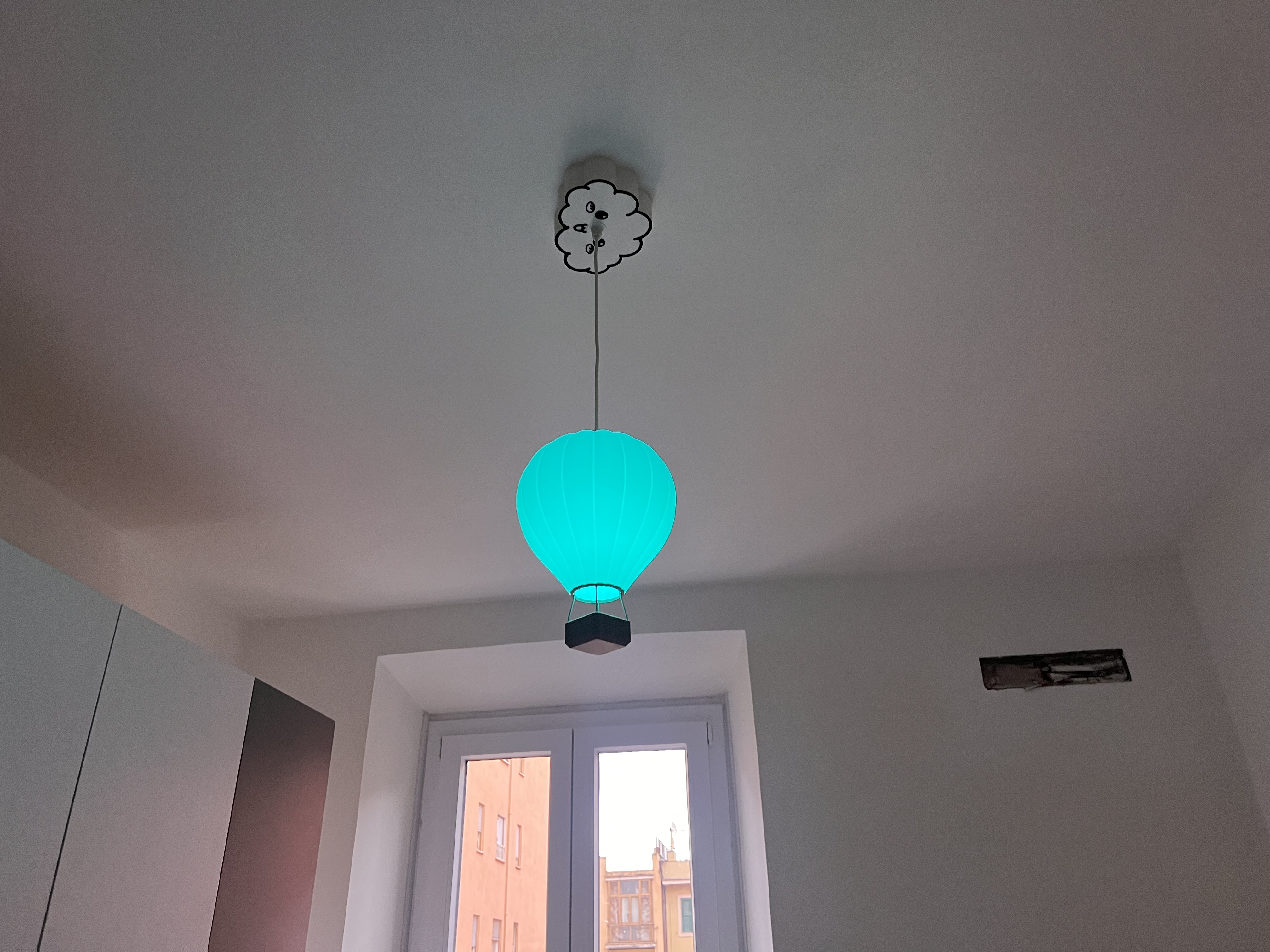 Soft air balloon ceiling lamp