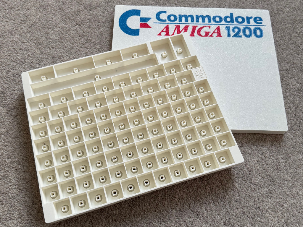 Commodore Amiga 1200 KeyCap Tray (Small Print Bed Version)