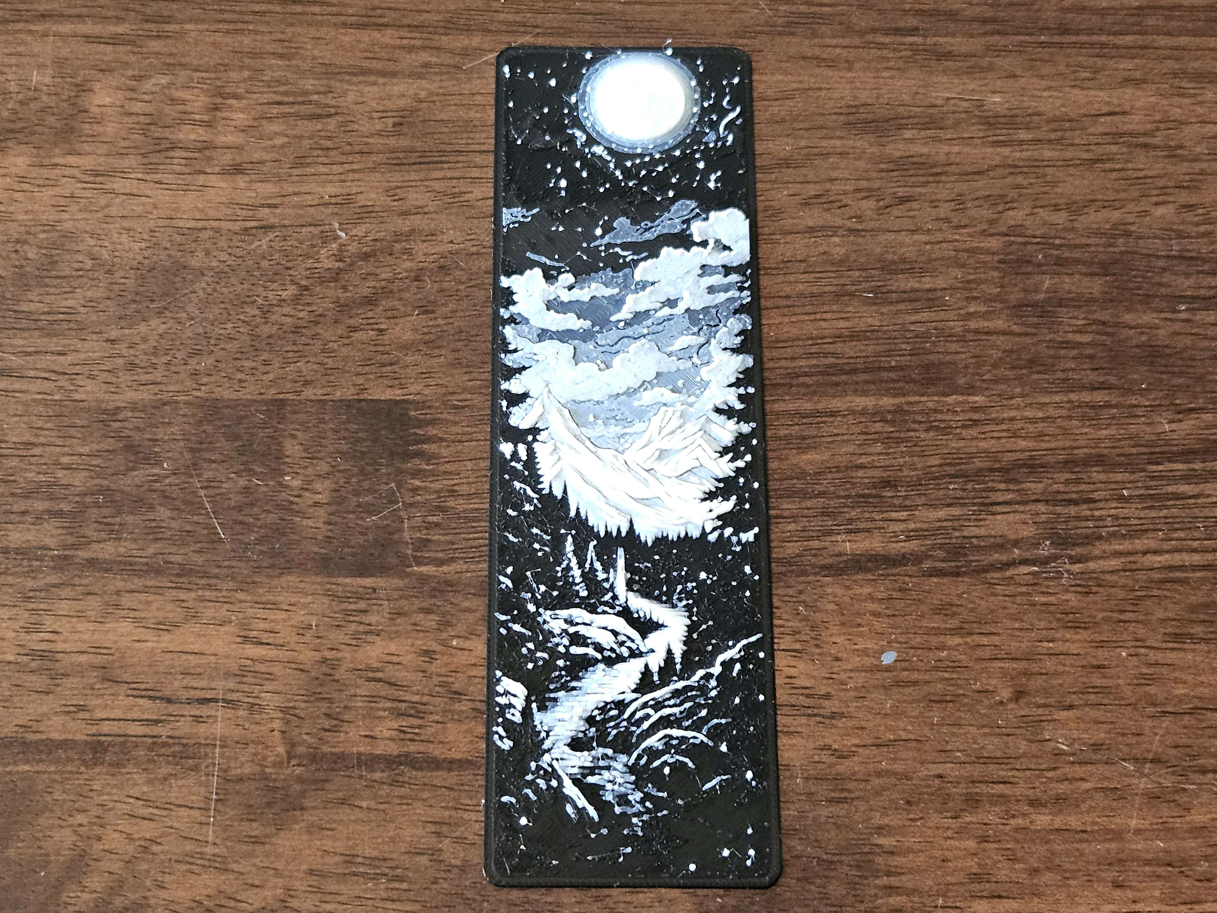 Miniatura 2 do modelo 3D Moonlit Valley Bookmark