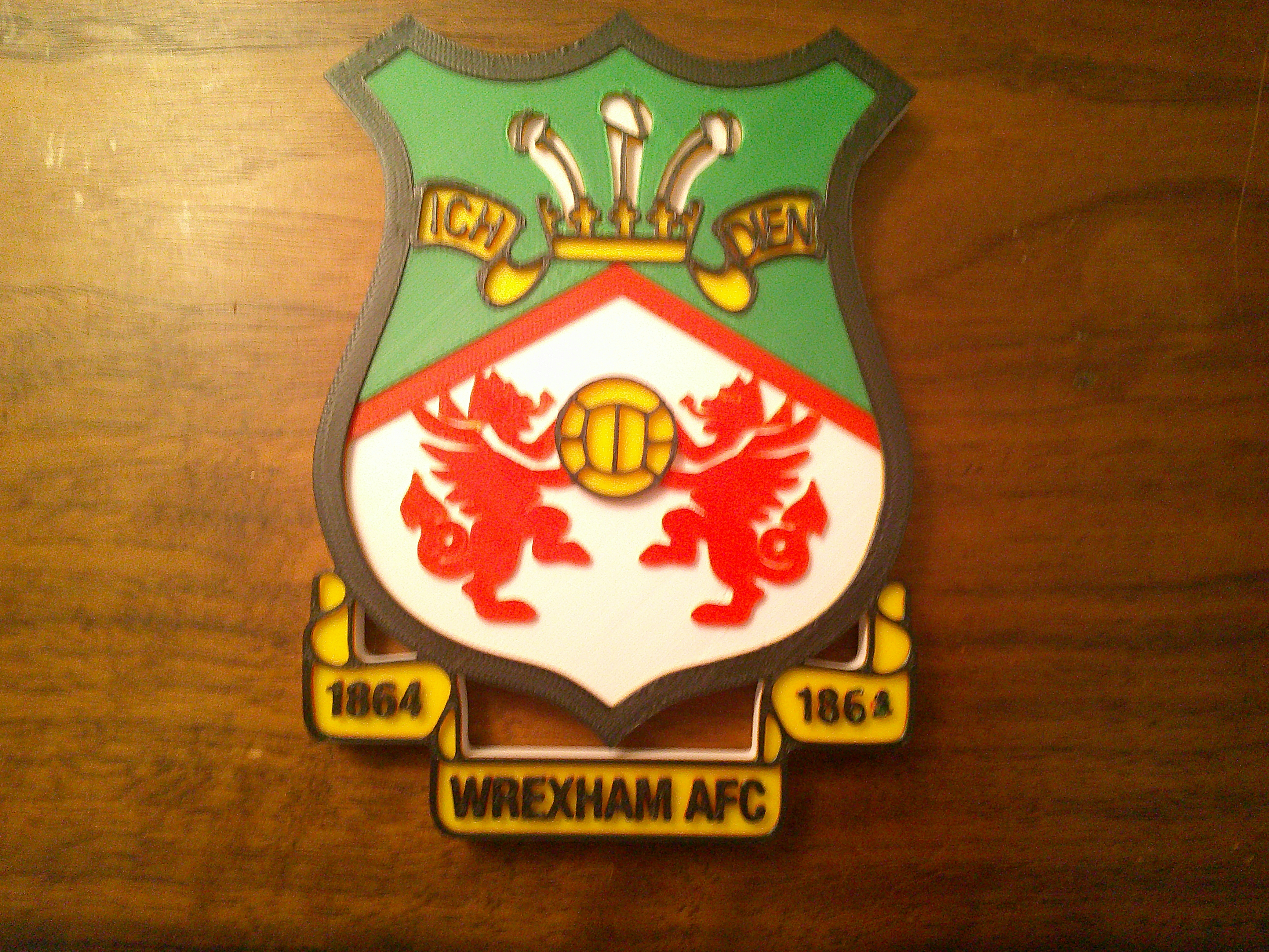 Wrexham A.F.C Logo Coaster or Plaque