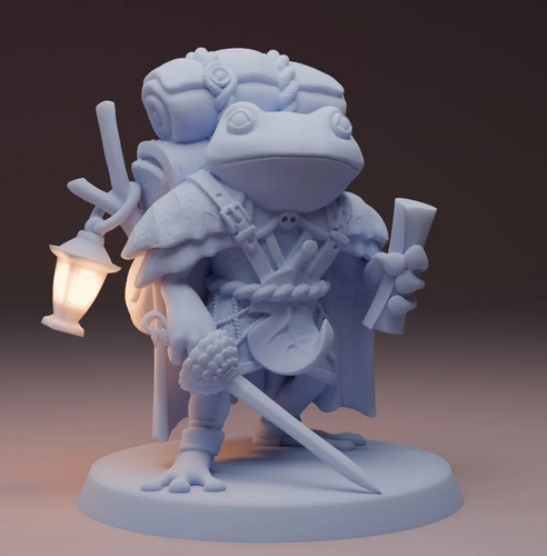 Oszcur the Ribbet de Mr. Bug - figurine Crapaud aventurier
