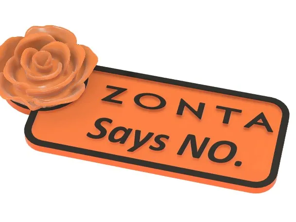 "Zonta Says No" Lapel Badge