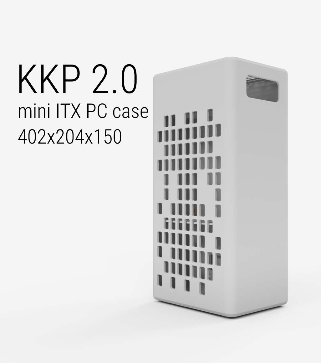 KKP 2.0 - Vertical mini ITX PC case