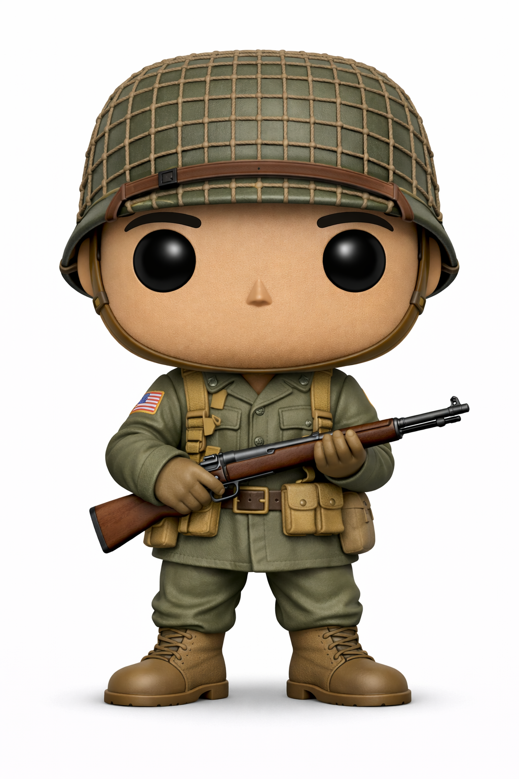 Cute WW2 Allies American Soldier