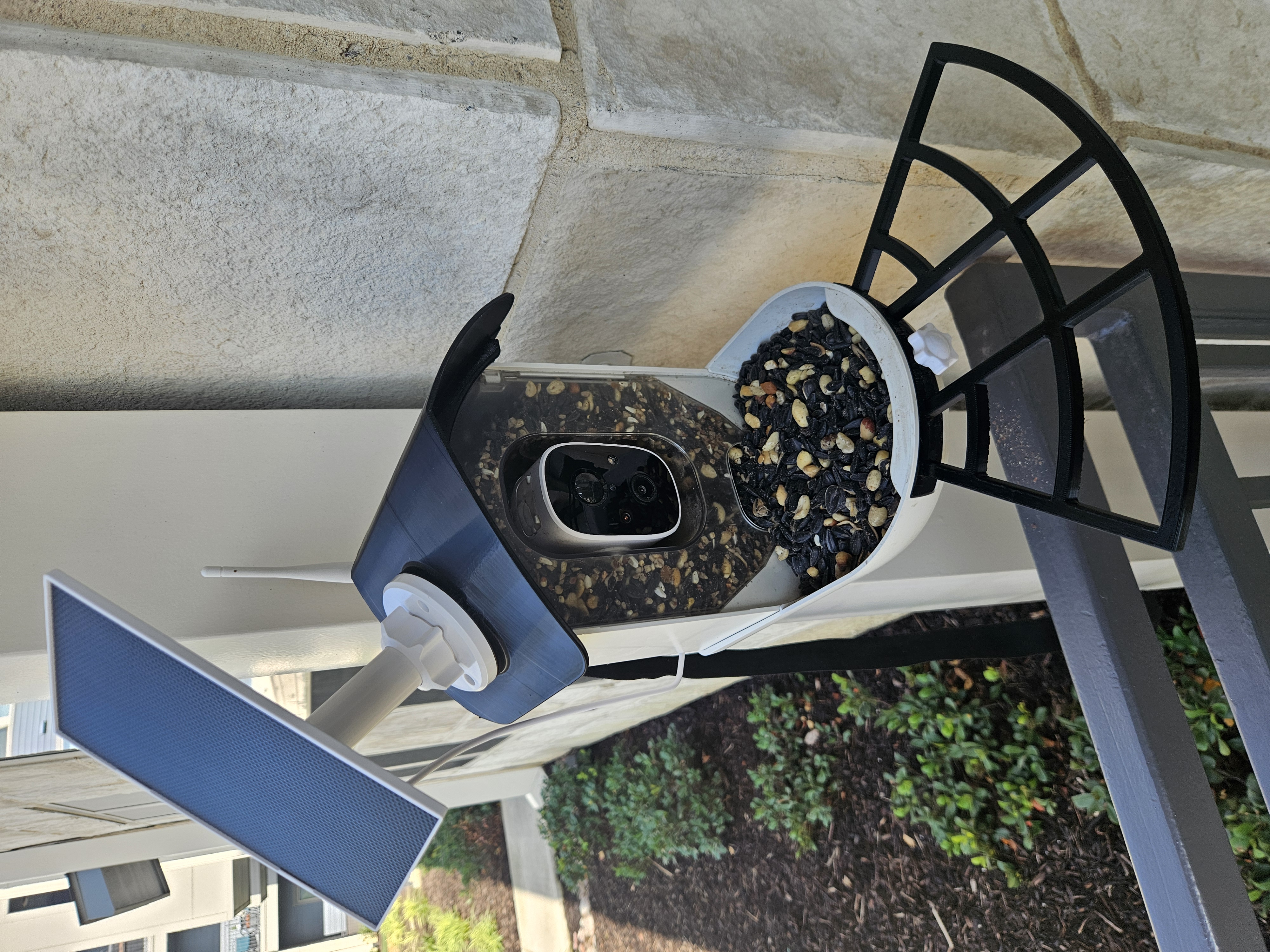 Solar Panel Roof for Fazoxo Bird Feeder