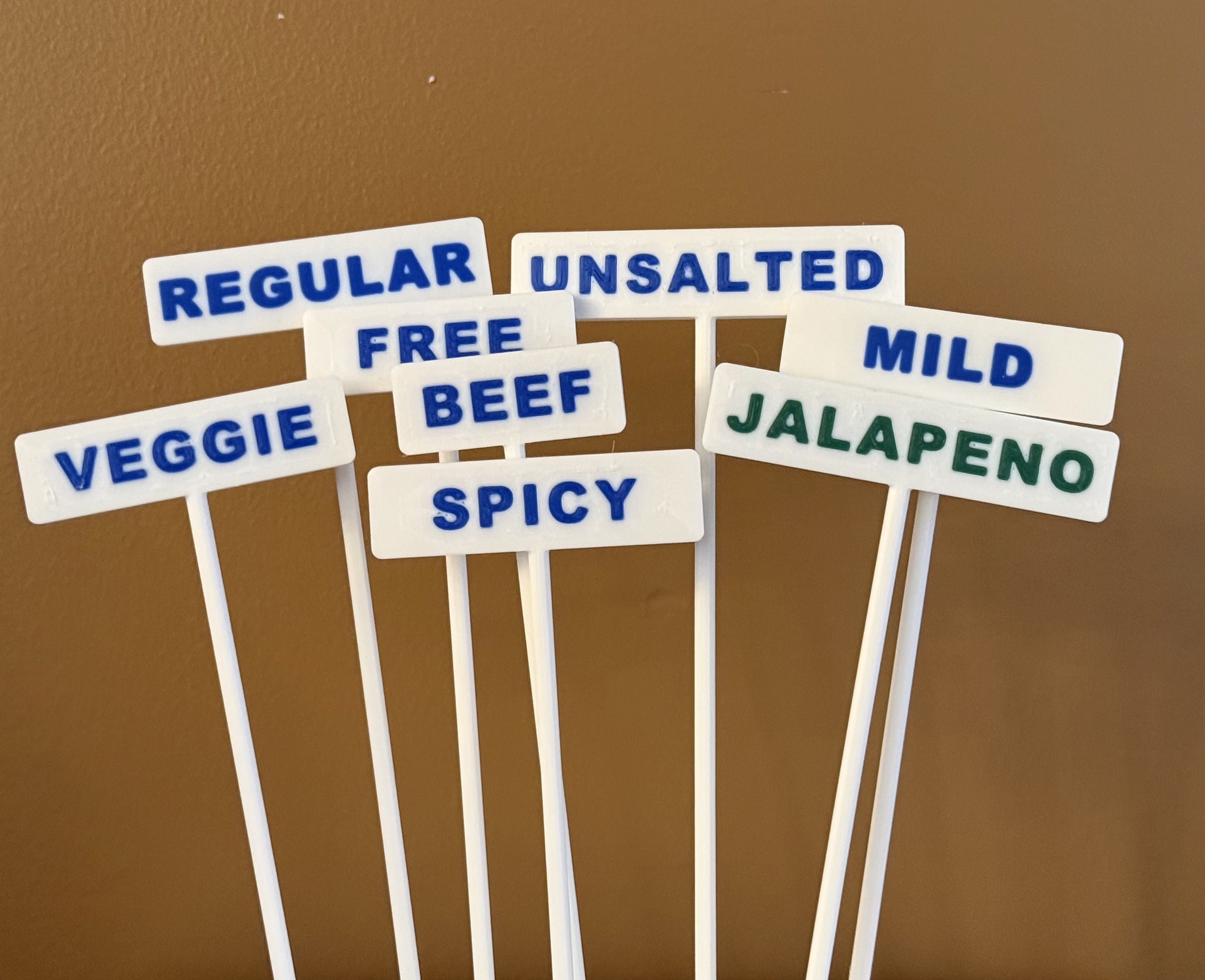Food Signs - Sign on a stake