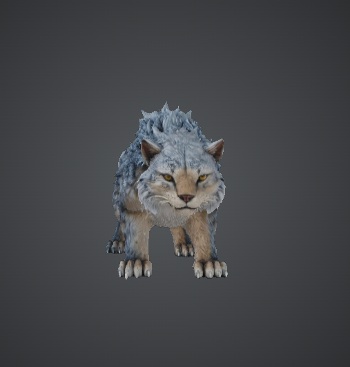 Dire Wolf 3D Printable Model – Ferocious Fantasy Wolf Beast